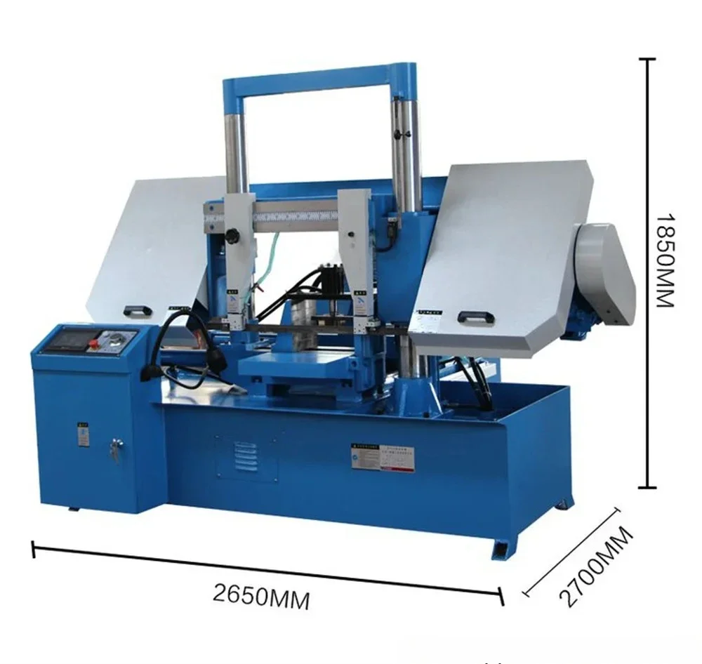 China Automatic Horizontal Metal Band Saw Machines 300*300mm Saw Cutting Machine