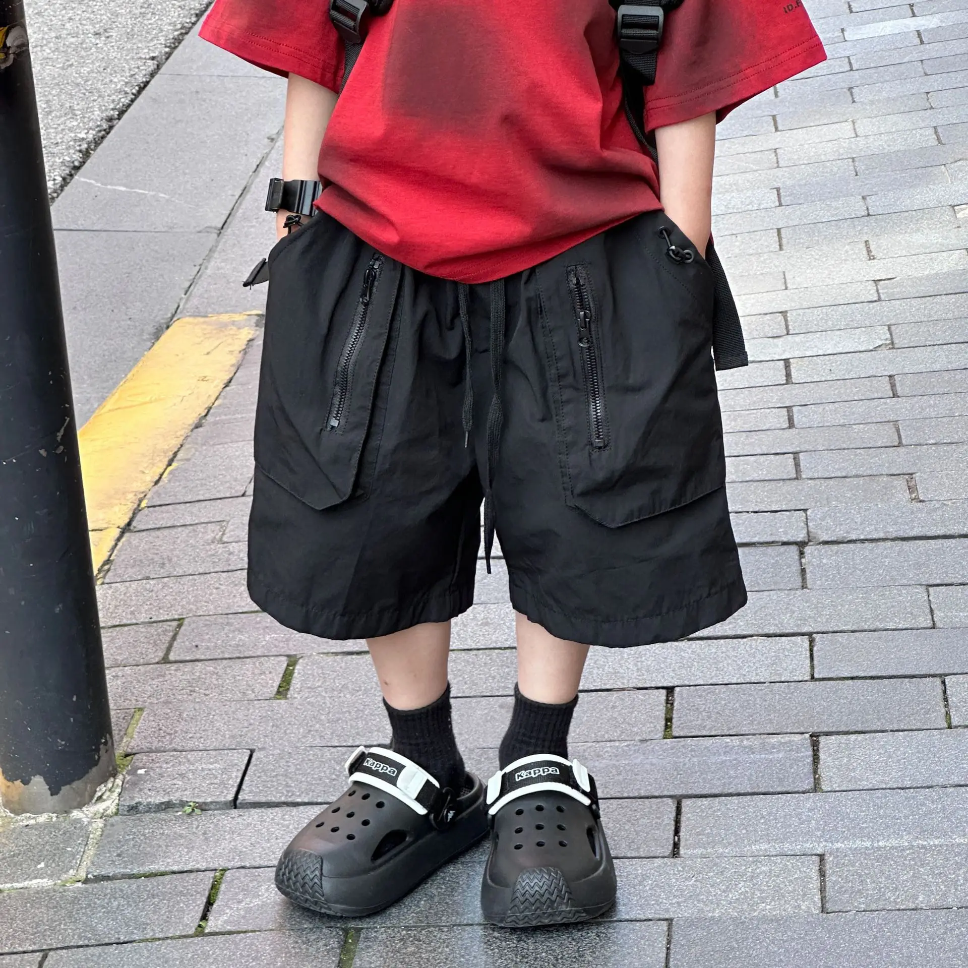 

Boys' Summer Shorts 2024 Summer New Korean Edition Boys' Fashion Trend Handsome Casual Work Shorts Children's Shorts