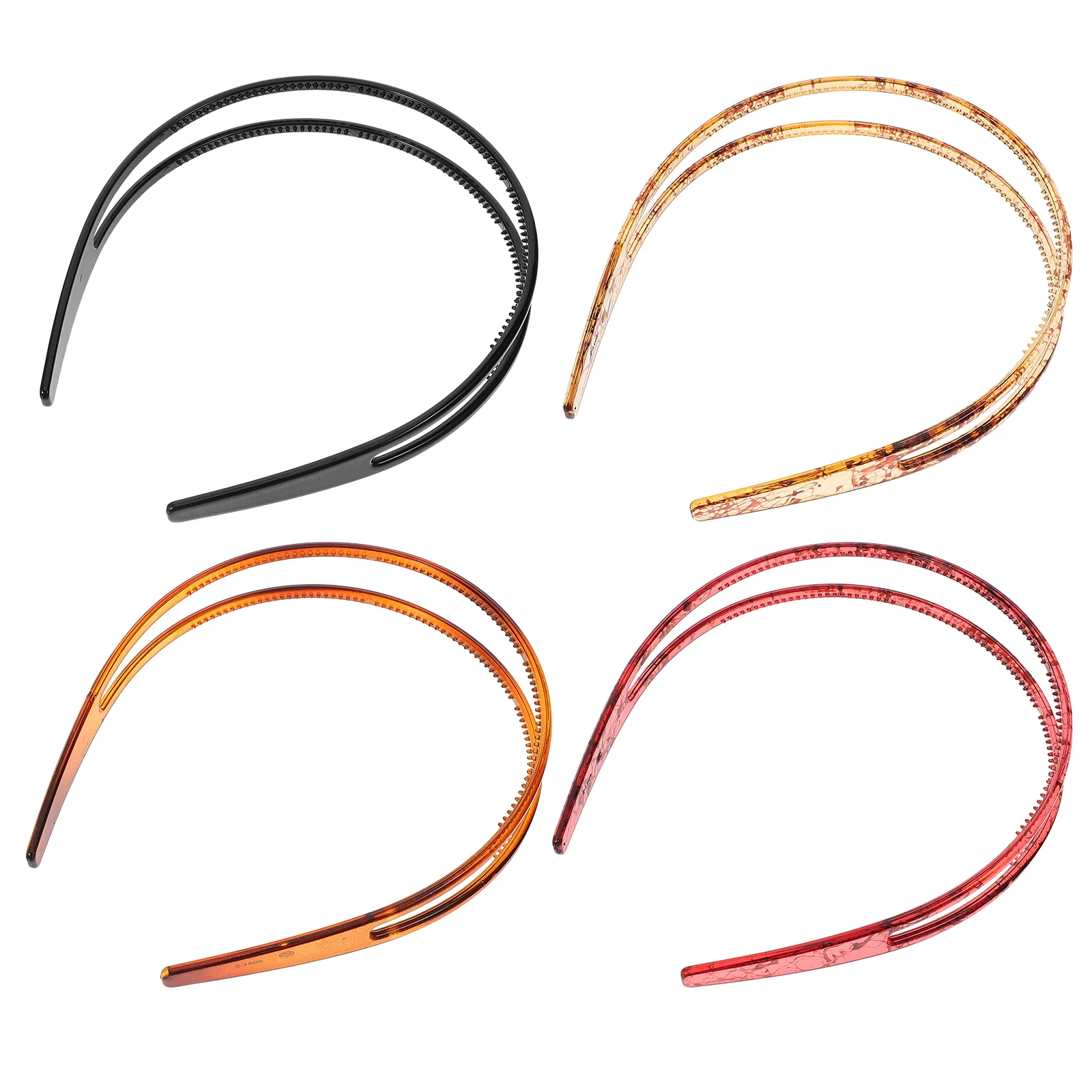 

4Pcs Women Headbands Creative Teeth Hairband for Makeup Parties Hair Styling Accessories Women Hairband Face Washing Headbands
