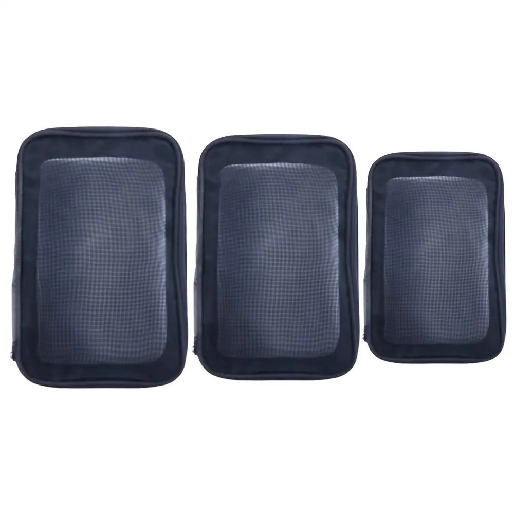 

Fashion Personality Makeup Organizer Zipper Travel Toiletry Bag Nylon Makeup Case Mesh Cosmetic Bag Storage Bag Bath Storage