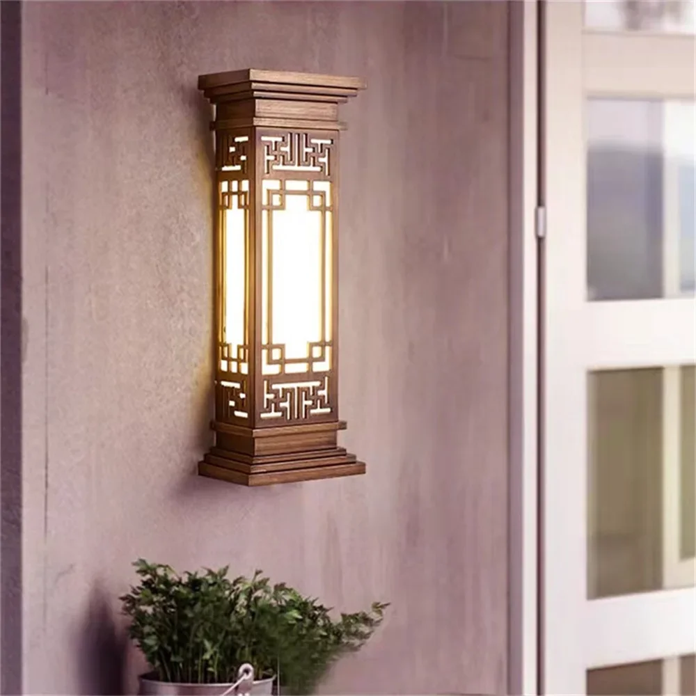 KARLOS buitenlamp LED Chinese stijl wandkandelaars lamp waterdicht voor thuis balkon klassiek