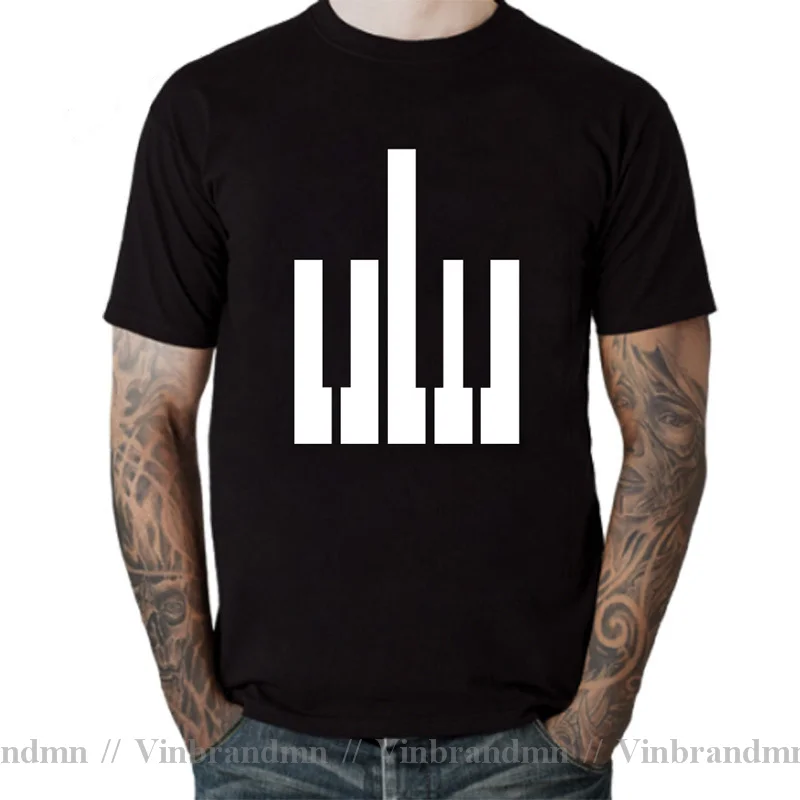 Born To Be Piano Teacher Music Band Keyboard Player Hip Hop Harjauku Mens Clothing Print T-shirt Short Sleeve Funny T Shirts Men