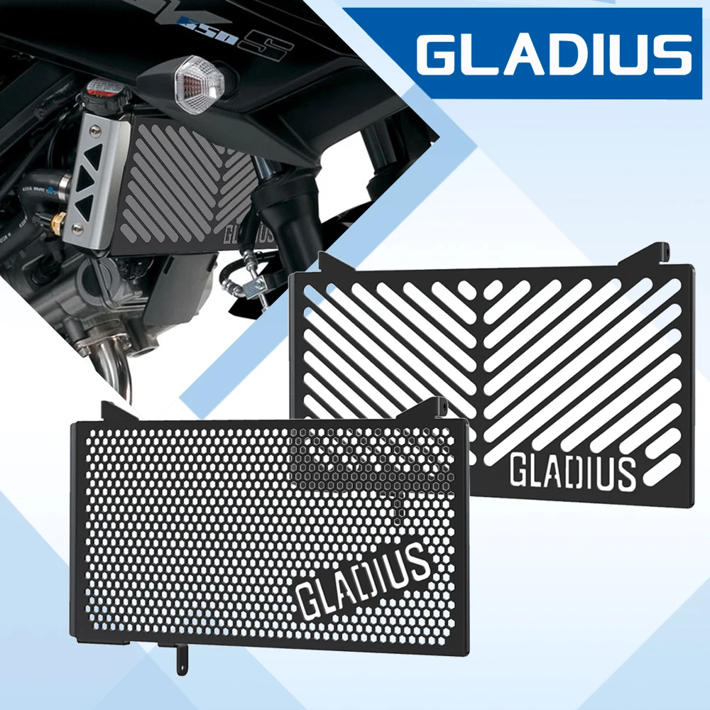 

FOR SUZUKI SFV650 Gladius Motorcycle Radiator Guard Cover Protection Oil Cooler Protector SFV 650 Gladius 2009-2016 2015 2014