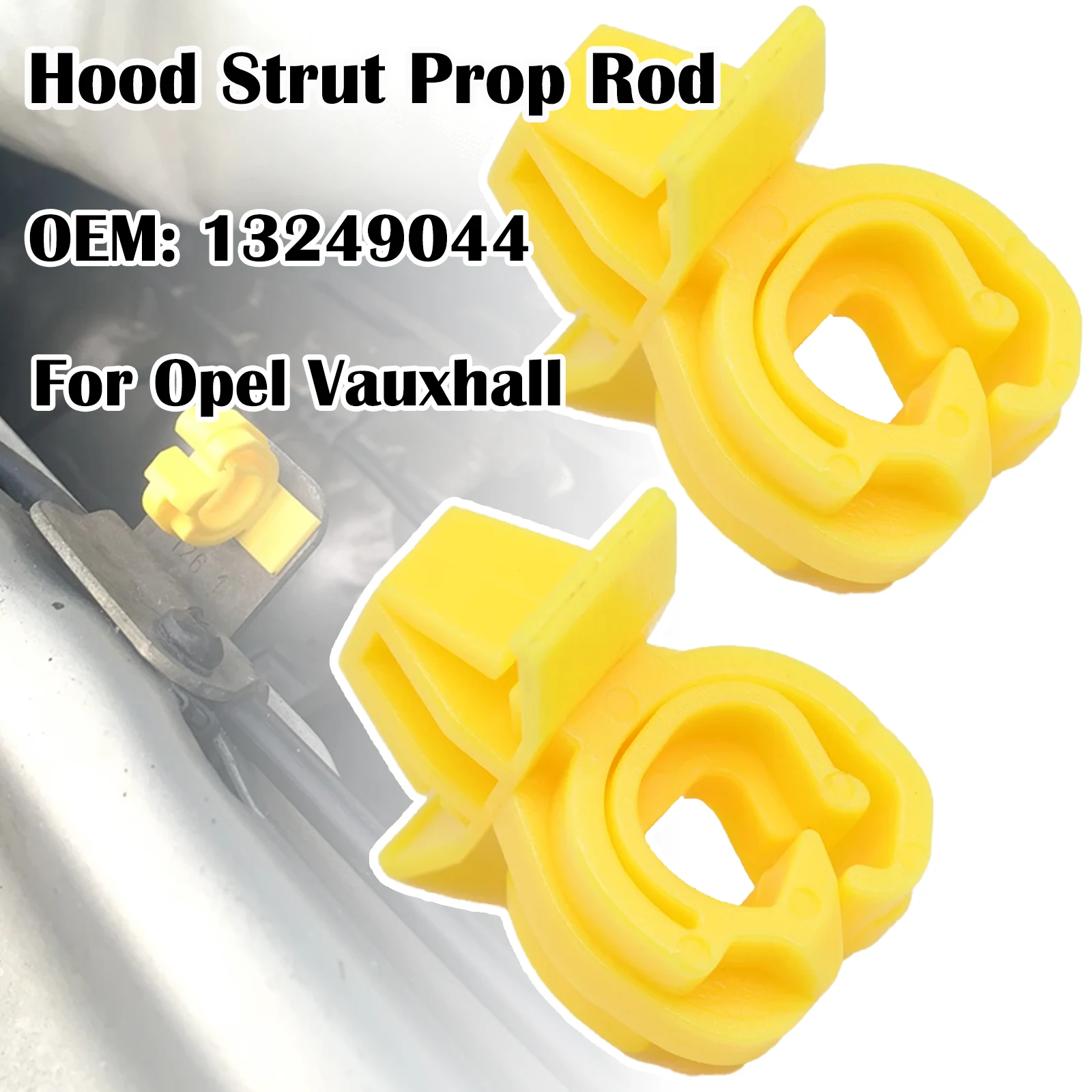 

For Opel Vauxhall Zafira B Hood Strut Prop Rod Stopper Retainer Bonnet Cable Lock Stay Clip Fixing Clamp Holder Rivet Fastener