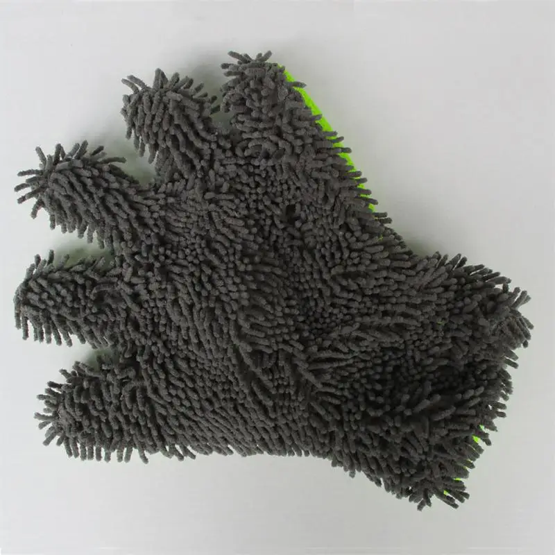 5-Finger Soft Car Washing Gloves Cleaning Brush For Car And Motorbike Washing Drying Towels Car Styling