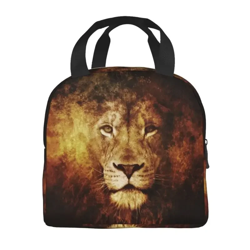 Lion Of Judah Jesus Lunch Bag Men Women Christian Faith Judah Warm Cooler Insulated Lunch Box for Student School