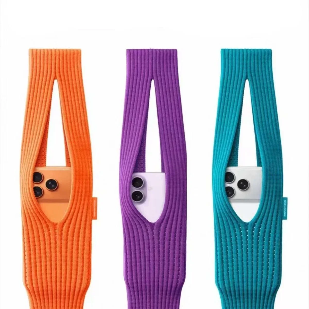 Hundekatze-Liebhaber 2025, Winter-Tech-Mode für iPhone und iPad, gestrickte Umhängetasche mit Haustier-Snack-Tasche, gemütliche Weihnachten