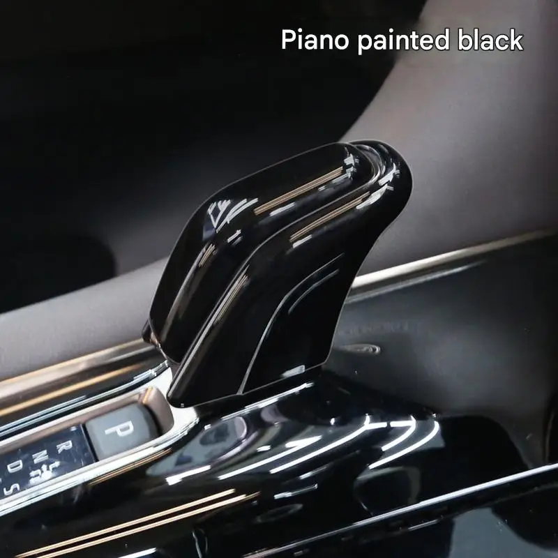 Car Shift Knob Cover Stickers for Alphard Vellfire 40 Series ABS Carbon Fiber Interior Styling Accessories Trim Decoration