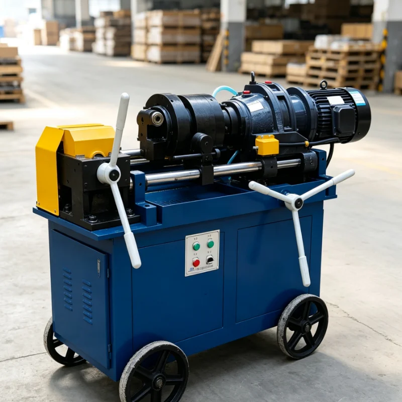 Construction Manual Pipe Threading Machine, Hand Pipe Threader with Thread Cutting Dies for Steel Pipe Work
