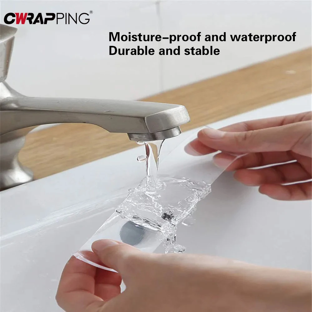 Nano cinta de doble cara súper fuerte, cinta transparente Extra impermeable sin rastro, pegatina para cocina y baño, 1/2/3M