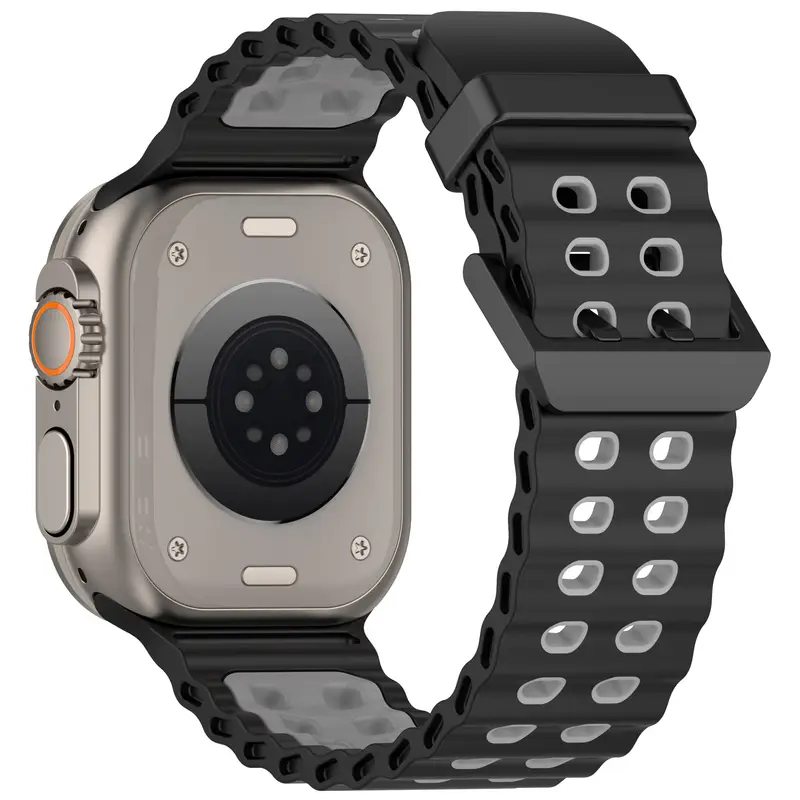 Ocean Strap For Apple Watch Band Ultra 4/3/2 49mm Series 12 11 10 46mm Sport Bracelet Wristband iWatch 9 8 7 SE 45mm 44mm Belt - Image 8
