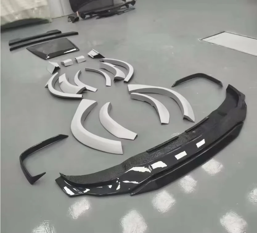 PD Style FRP Front Lip Wide Body Fender Flares Full Set Polished Finish Body Kit Factory Direct for  X5