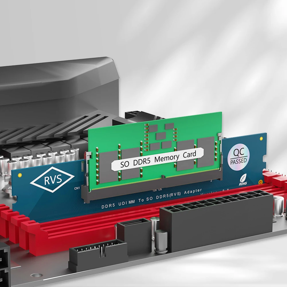 1-5PCS Laptop SO DDR5 RAM To Desktop SO-DIMM To PC DIMM Card Laptop To Desktop Memory Adapter Card DDR5 Memory Adapter