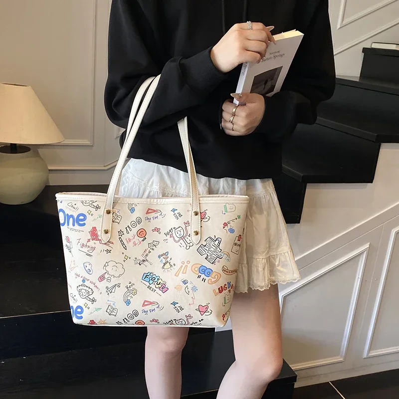 

Luxury Women Fashion Elegant High End Leather Tote Bag Daily Classic Shoulder Handbag Crossbody