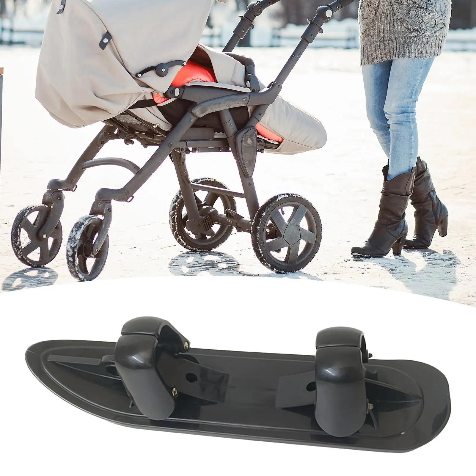 

Snow Scooter Ski Sled Kids Winter Balance Scooter Ski Board Sled Glider Snowboards for Cycling Bicycle Jogging Sports Outdoor