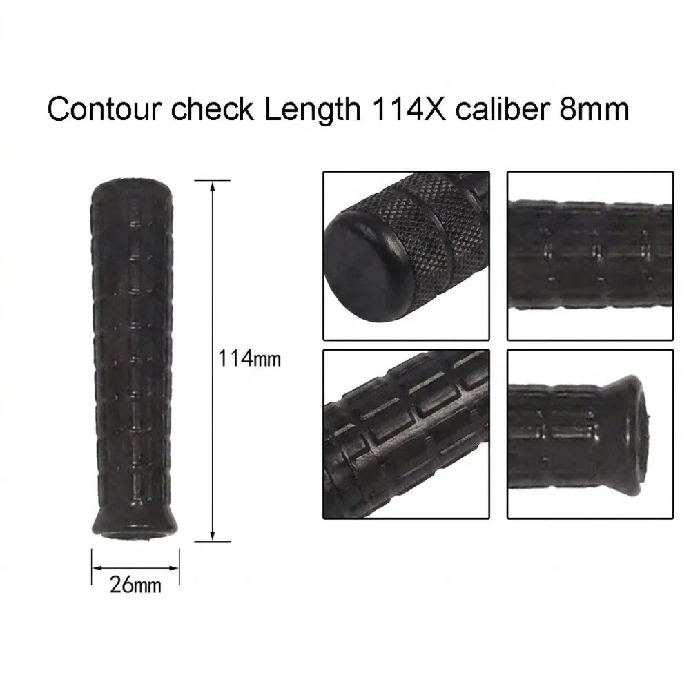 2 Rubber Handle Covers for Wheelbarrow Round Tubes Engineered to Fit Standard 8mm to 42mm Diameter Tube Applications