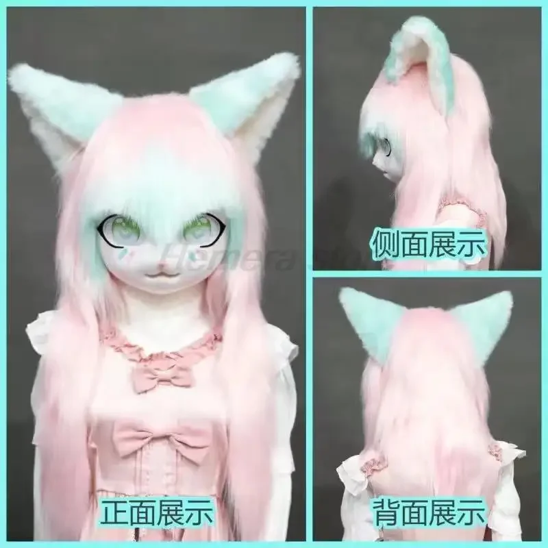 Fursuit Kigurumi Headsets Furry Cosplay Costumes Comiket Furries Rubbit Doll Cat Comiket Furries Doll costumes Animal