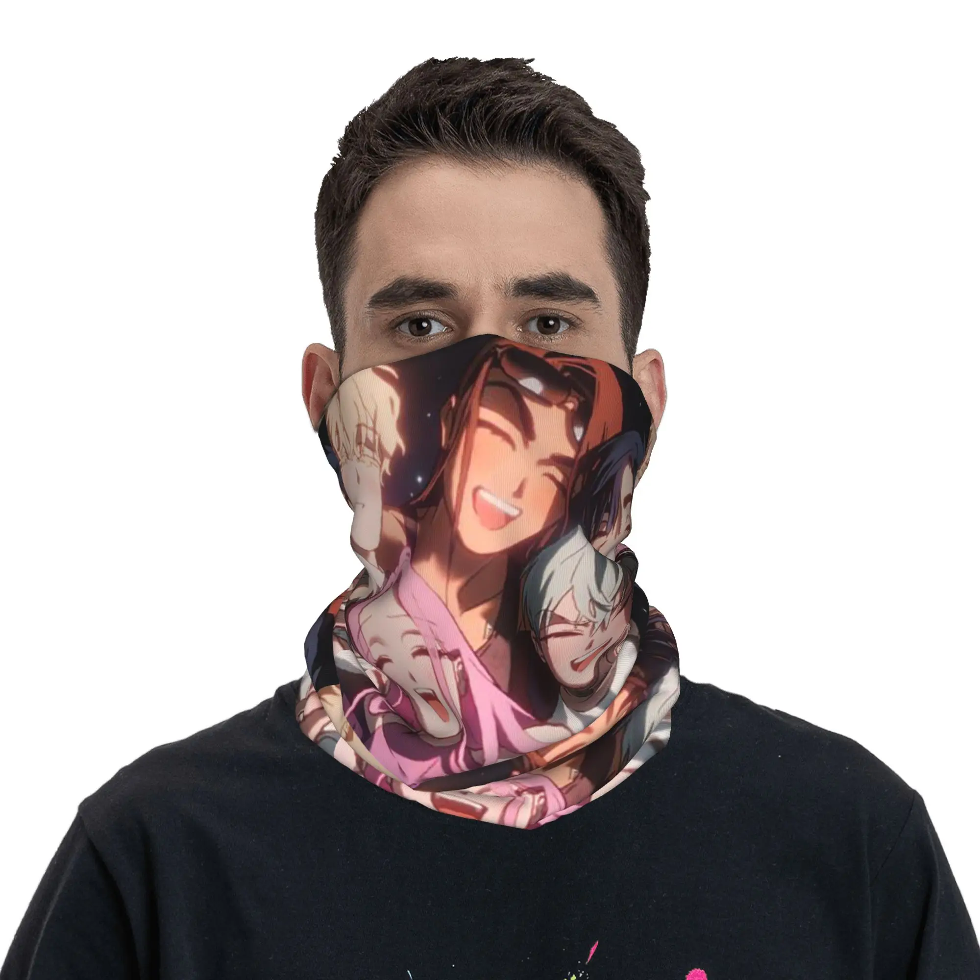 Alien Stage Anime Luka Bandana Neck Gaiter Printed Mask Scarf Multifunction Headband Outdoor Sports Unisex Adult Windproof
