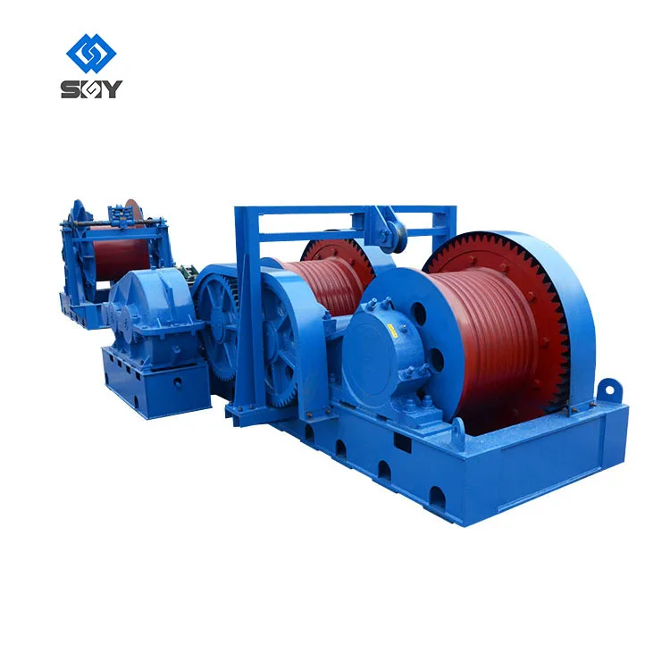 Outdoor Indoor Use 200m 300m Boat Slipway Winch 25t 30t 50t Pulling Boat Electric Winch