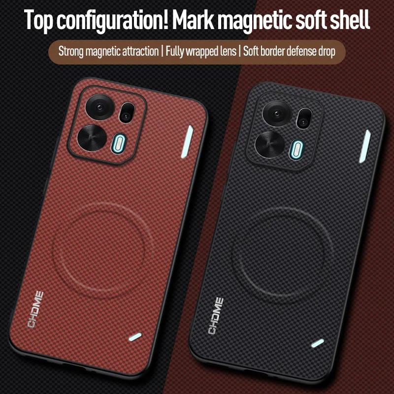 EUCAGR Für OPPO K15 Pro Plus K15Pro Auto-Magnethalter-Telefonhülle für OPPO K15 Pro+ Silikon-Vollschutz-Rückseite