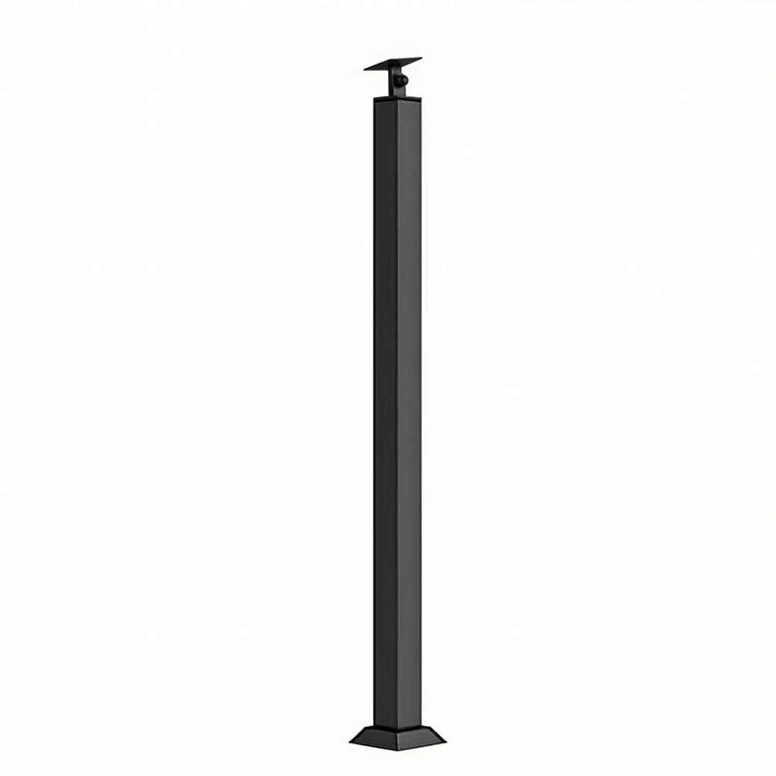 Vertical Stair Railing Post 85cm Solid Wood Metal Balustrade Column for Staircase Guard Rail and Balcony Fence