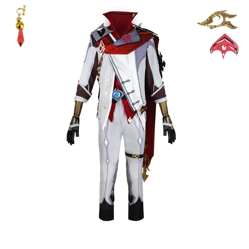 Tartaglia Cosplay Genshin Impact Complete Costume Set with Wig Game Genshin Childe Cosplay Halloween For Comic With