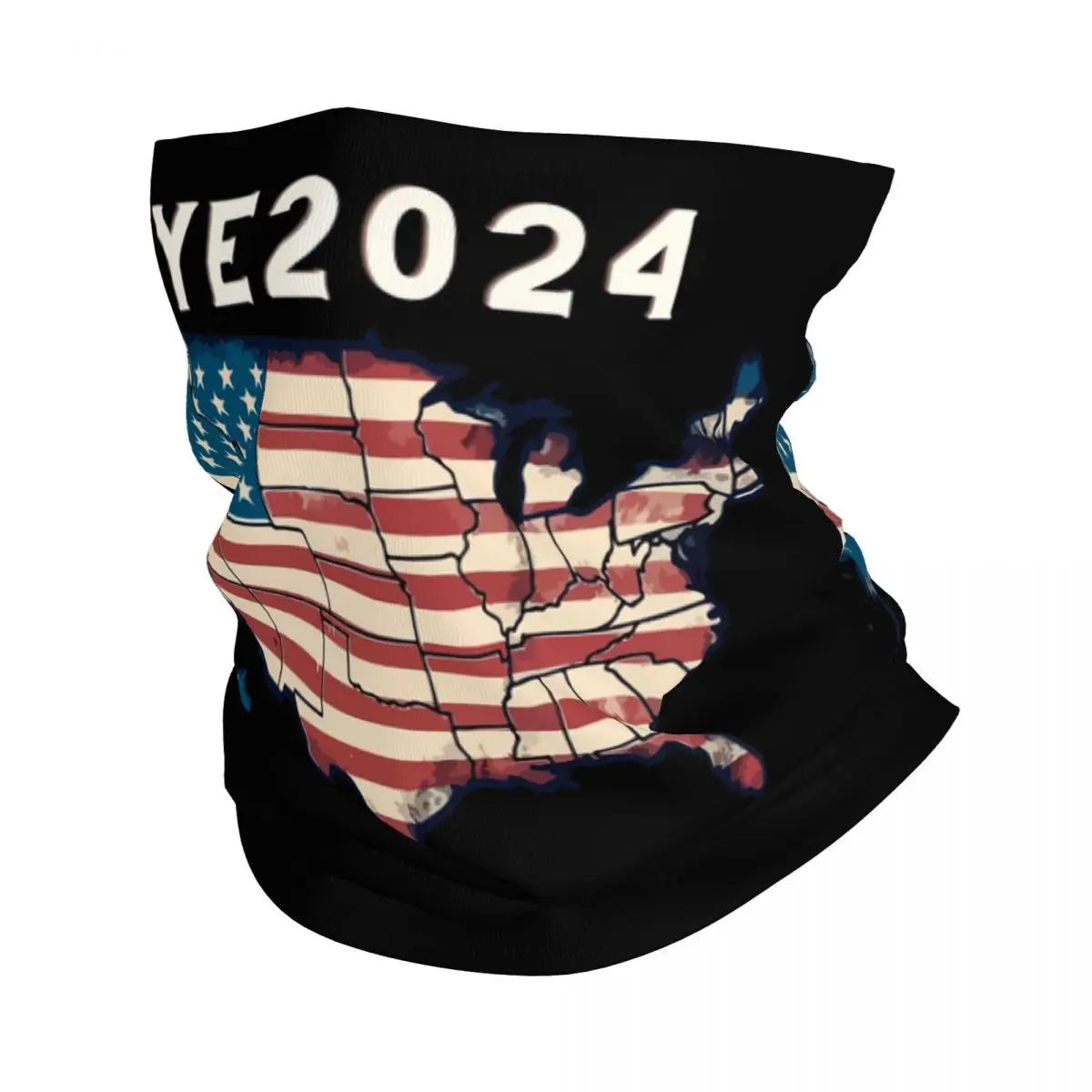 Ye 2024 Make America Great Again Bandana Neck Gaiter Printed Mask Scarf Multi-use Balaclava Hiking Fishing Adult Windproof