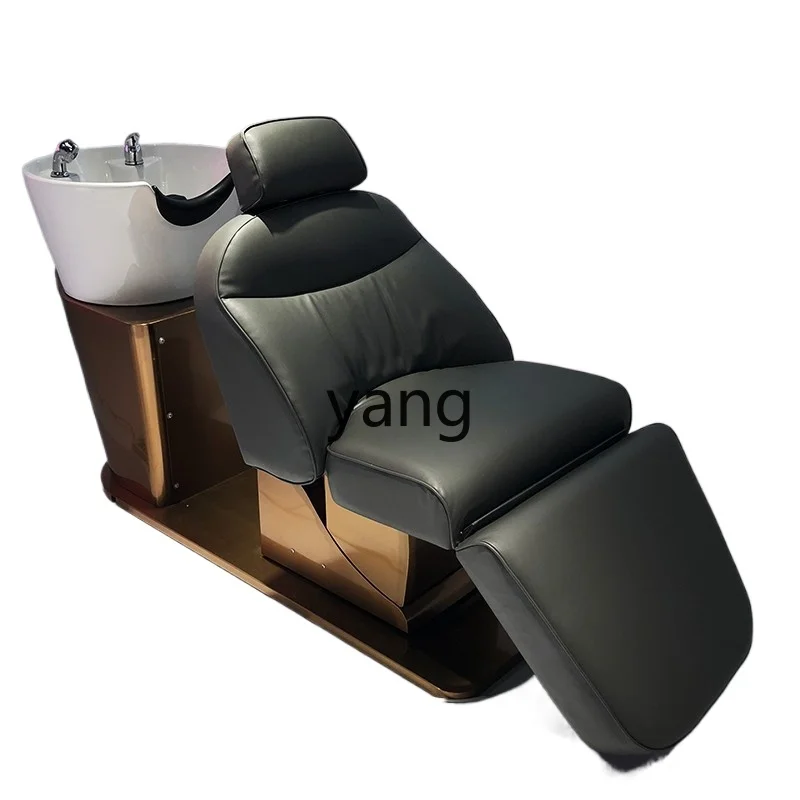 LH  high-end scalp care shampoo bed electric lifting half-lying full-lying flushing bed