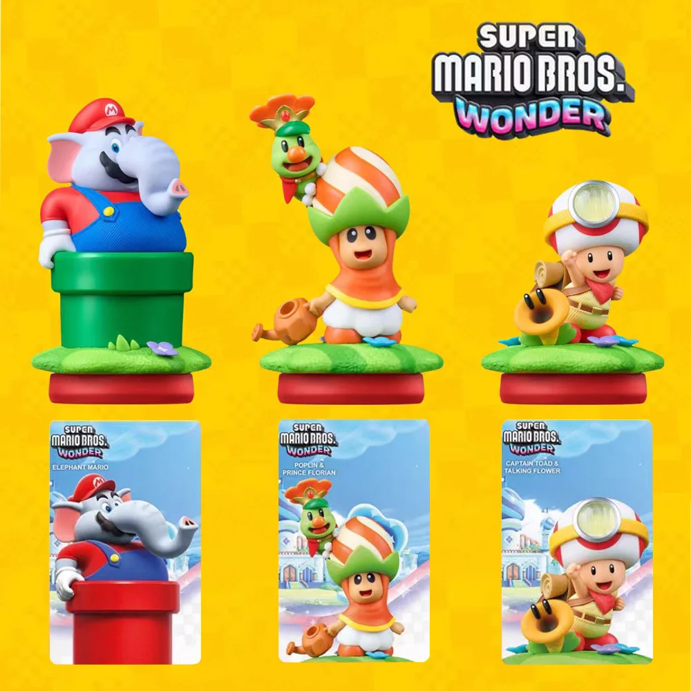 Super Bros Wonder + Meetup in Bellabel Park POPLIN PRINCE FLORIAN CAPTAIN TOAD &TALKING FLOWER ELEPHANT card for switch2