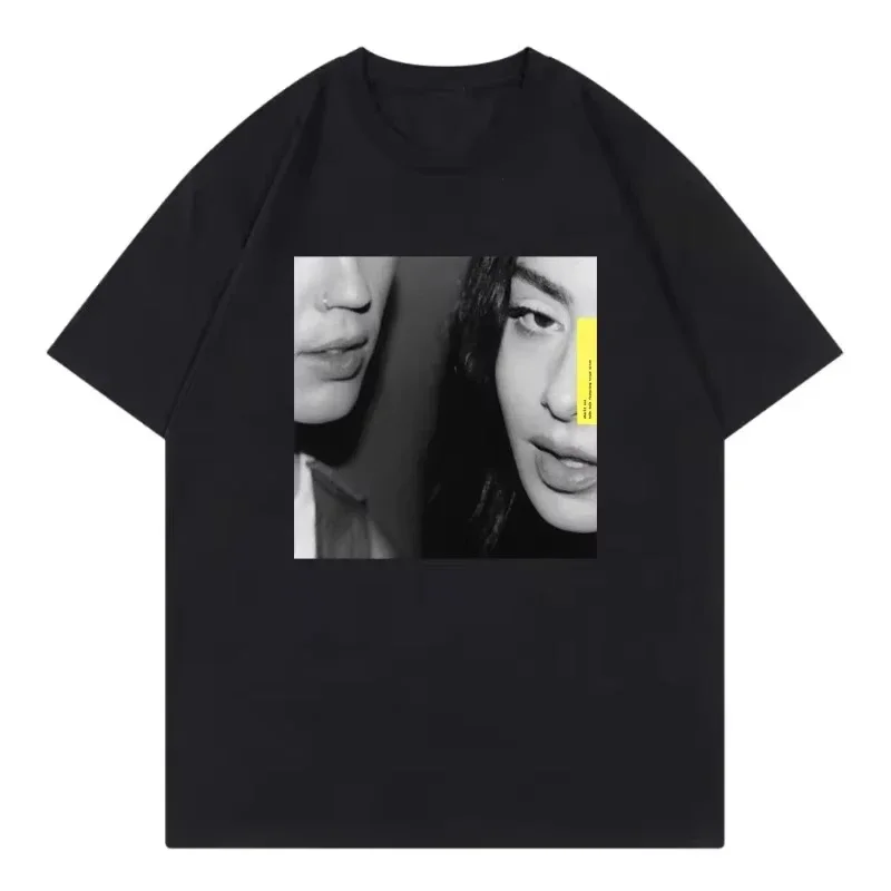 

Charli XCX Troye Sivan Talk Talk T Shirt Brat Women Clothing Harajuku T-Shirt Unisex High Quality Clothes Cotton TShirts Graphic