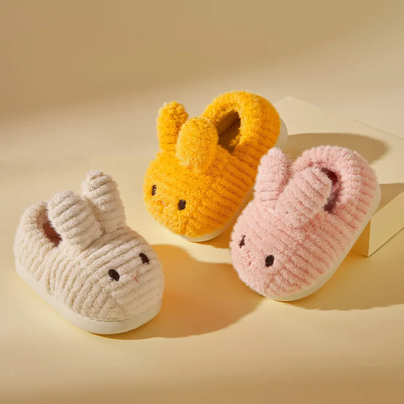 

Baby Winter Slippers Indoor Shoes Children Warm Kids Home Floor Slippers Cartoon Style Anti-Slip Boys Girls Infant Cotton Shoes