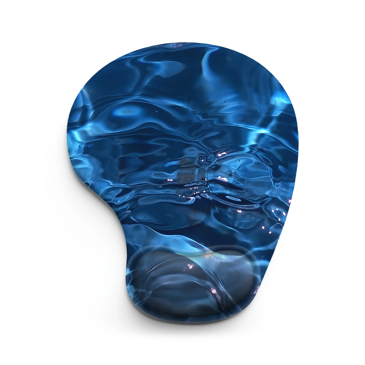

1pc Water Droplets Ripples Wrist Mouse Pad Ergonomic Soft Anti-Slip Wrist Rest Support Mat Computer Mouse Pad For Office PC