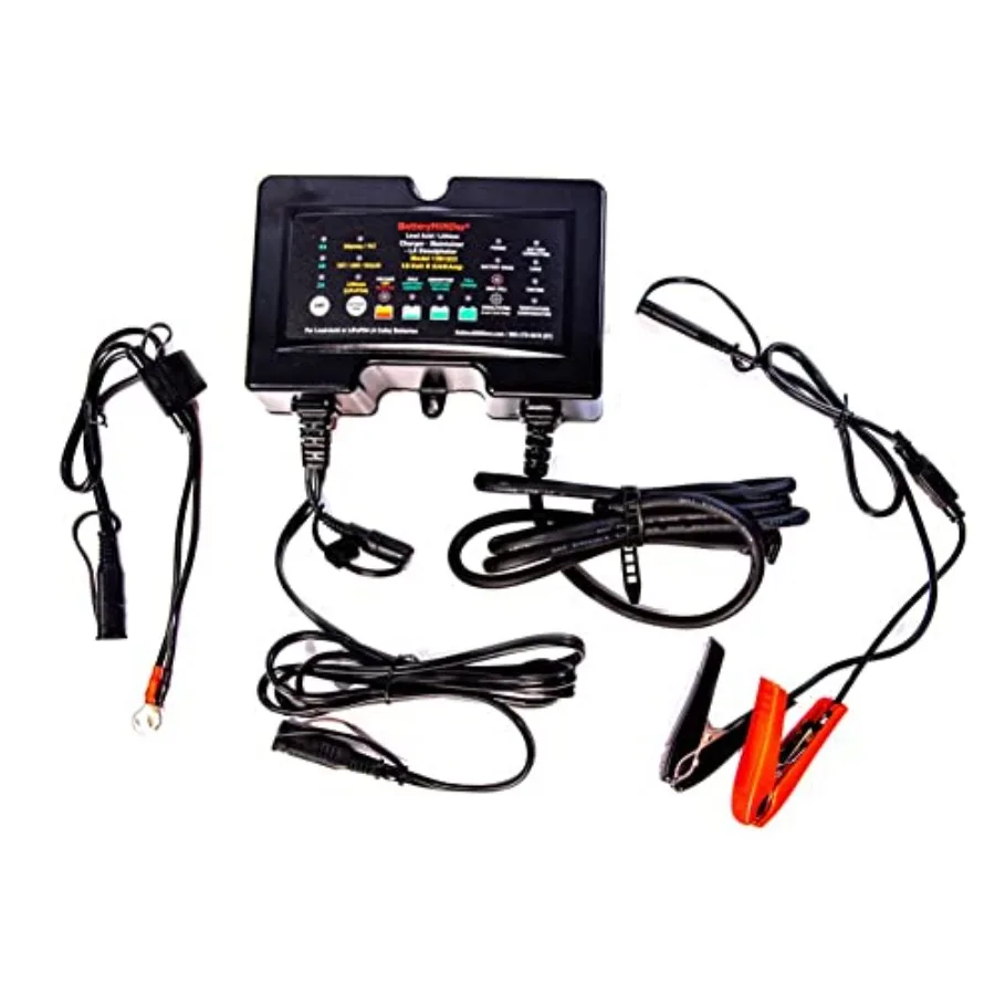 

BatteryMINDer 128CEC2: 12 Volt-2/4/8 AMP Lead Acid Battery Charger Lithium LiFePO4 Battery Maintainer and Battery Desulfator
