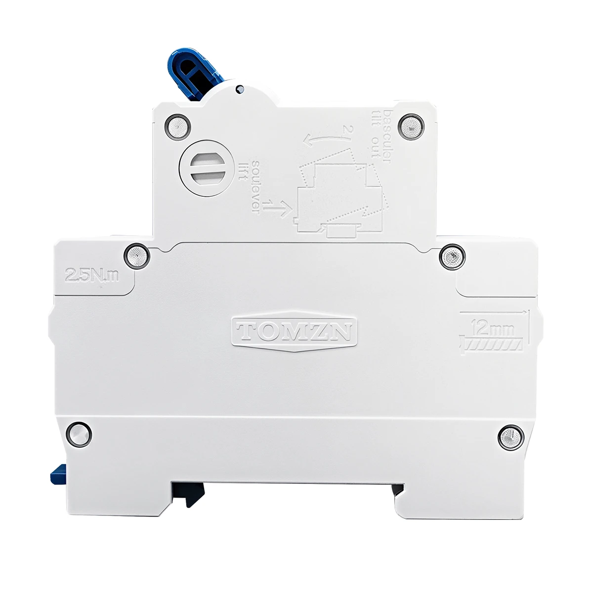 TOMZN 3P AC MCB TOB1-63H C Type 230/400V~ 50Hz/60Hz Mini Circuit Breaker 3A 6A 10A 16A 20A 25A 32A 40A 50A 63A