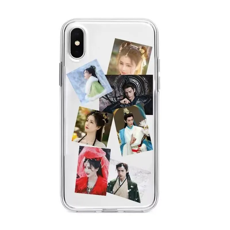 Luo Yunxi Figure Cute Stickers New Drama Till The End of The Moon Tan Taijing Li Susu Label Sticker For Cup Phone Laptop