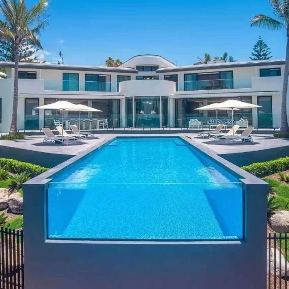 

Container Swimming Pool Fiberglass Swimming Pool, Equipped with Sand Filter Pump, Stairs, Anti-ultraviolet Coating