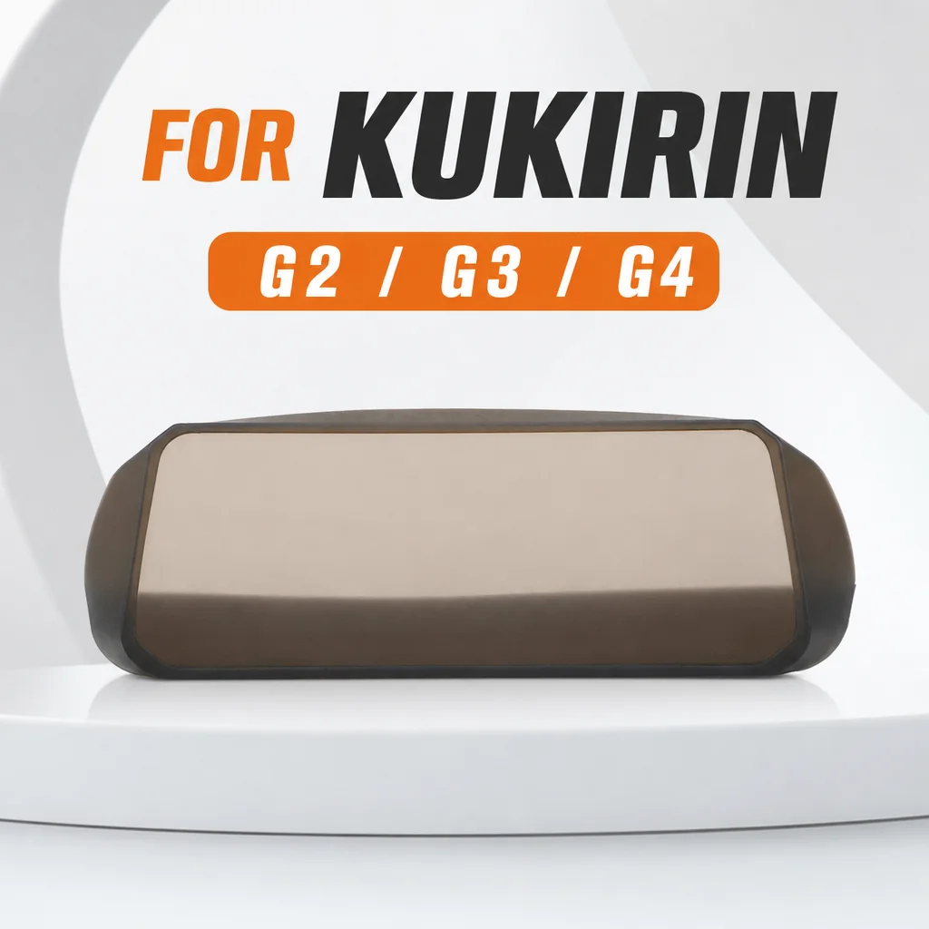 Image of Schwarze Silikon-Armaturenbrettabdeckung für Kukirin G2 G3 G4 LCD-Display, schützende Staubschutz- und Wasserschutzhülle