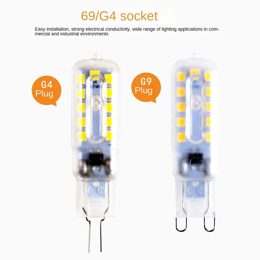 Corn Bulb G9 LED Bulb 3W 5W Bombilla G4 LED 220V Lamp 2835 Lampada g9 LED Dimmable Light Replace Halogen Lamp Candle Light
