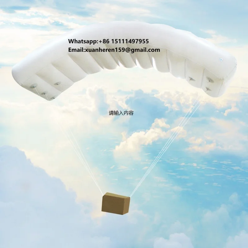 Customized Outdoor Large Air Flight TPU Inflatable Parachute