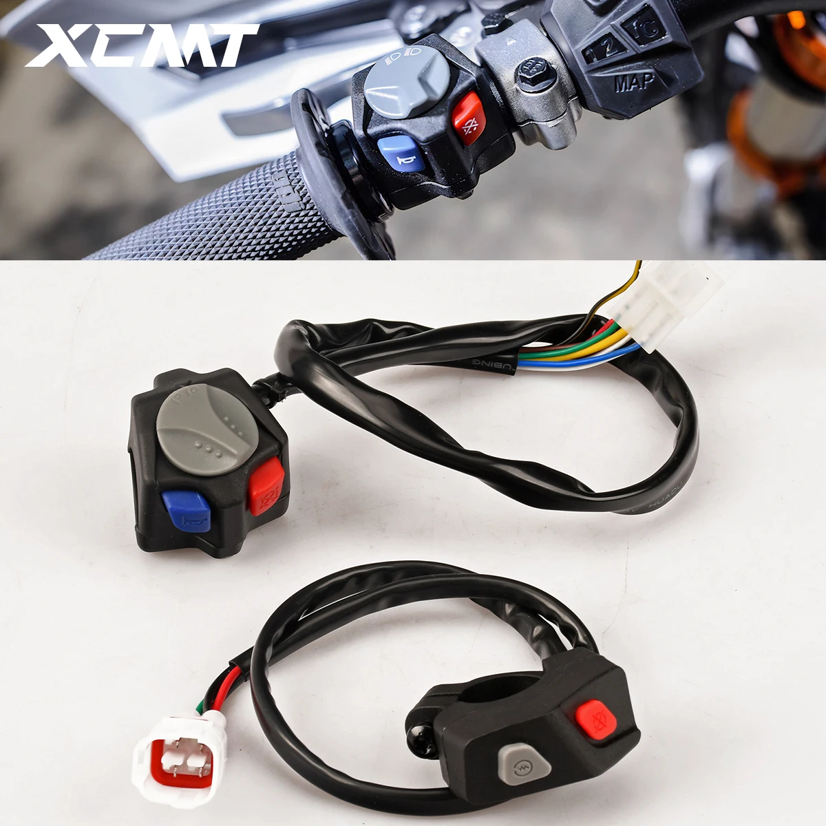 

Motorcycle Headlight Horn Kill switch For KTM EXC XCW EXCF TPI 125 150 200 250 350 450 500 525 530 For Husqvarna TE FE TX FX