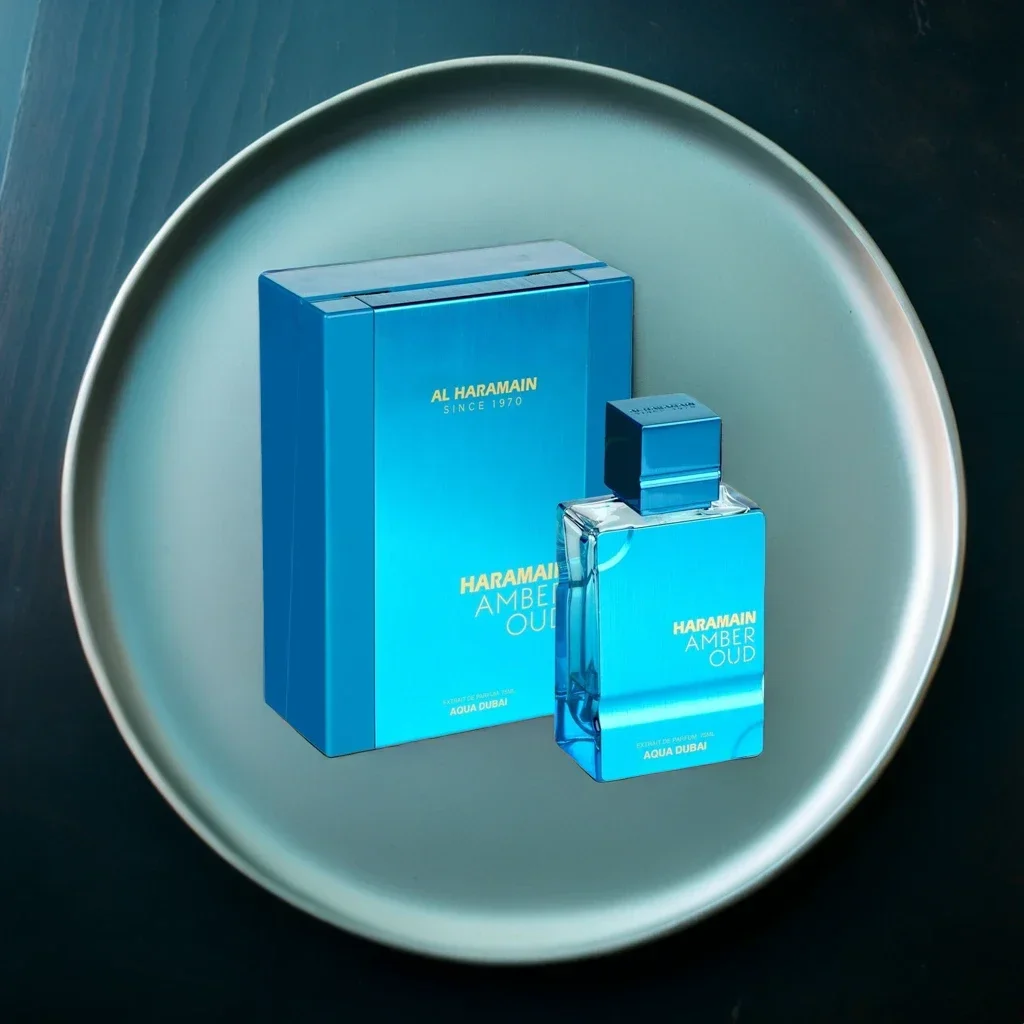 Al Haramain Amber Oud Dubai Night EDP 2.0oz / 60ml – عطر Bold Amber Woody Oriental طويل الأمد للجنسين، هدية مثالية لعيد الميلاد