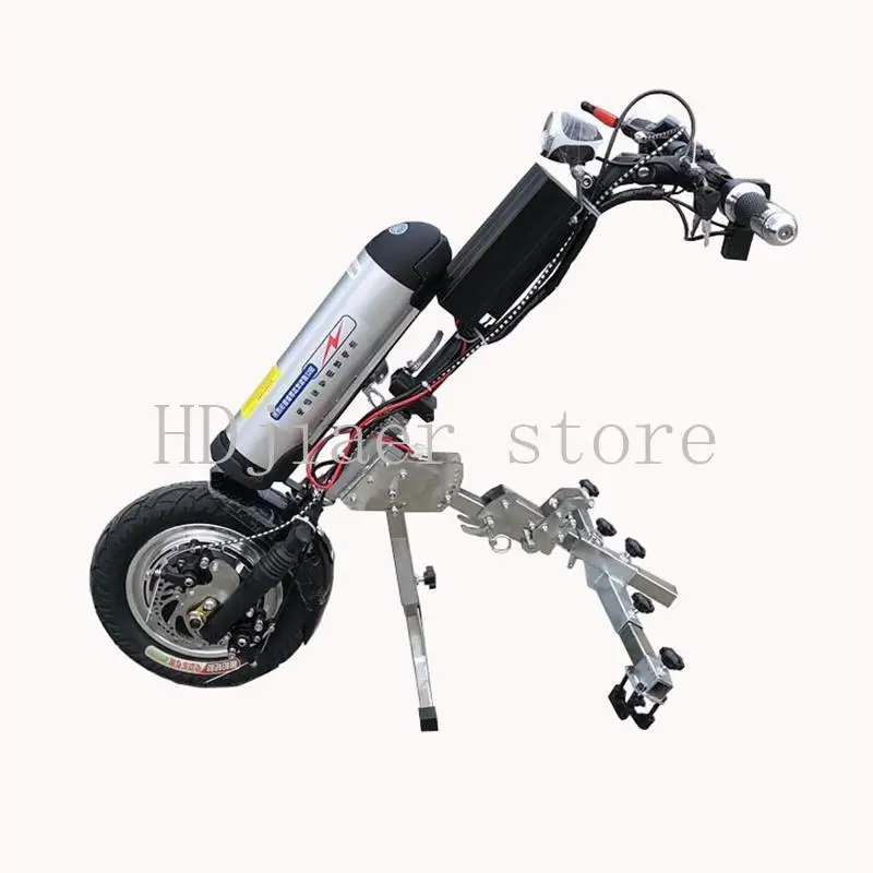 Electric Wheelchair Towing Head - Front-Wheel Drive, Quick-Release Foldable for Disabled Wheelchair Modification