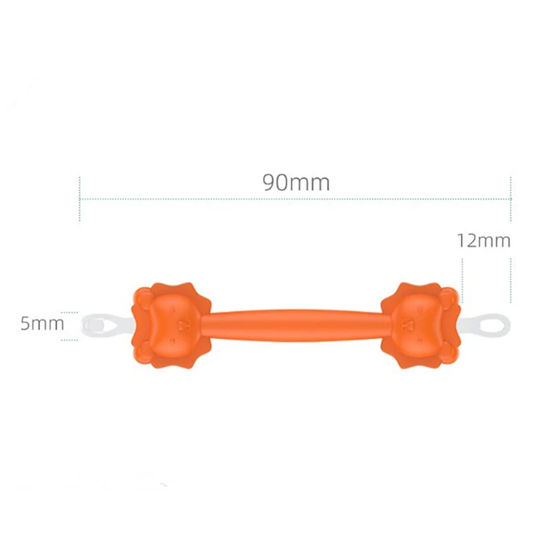 Double-Headed Silicone Ear Wax Pickers, bebê limpador colher, cera macia cureta Picker, nariz limpador