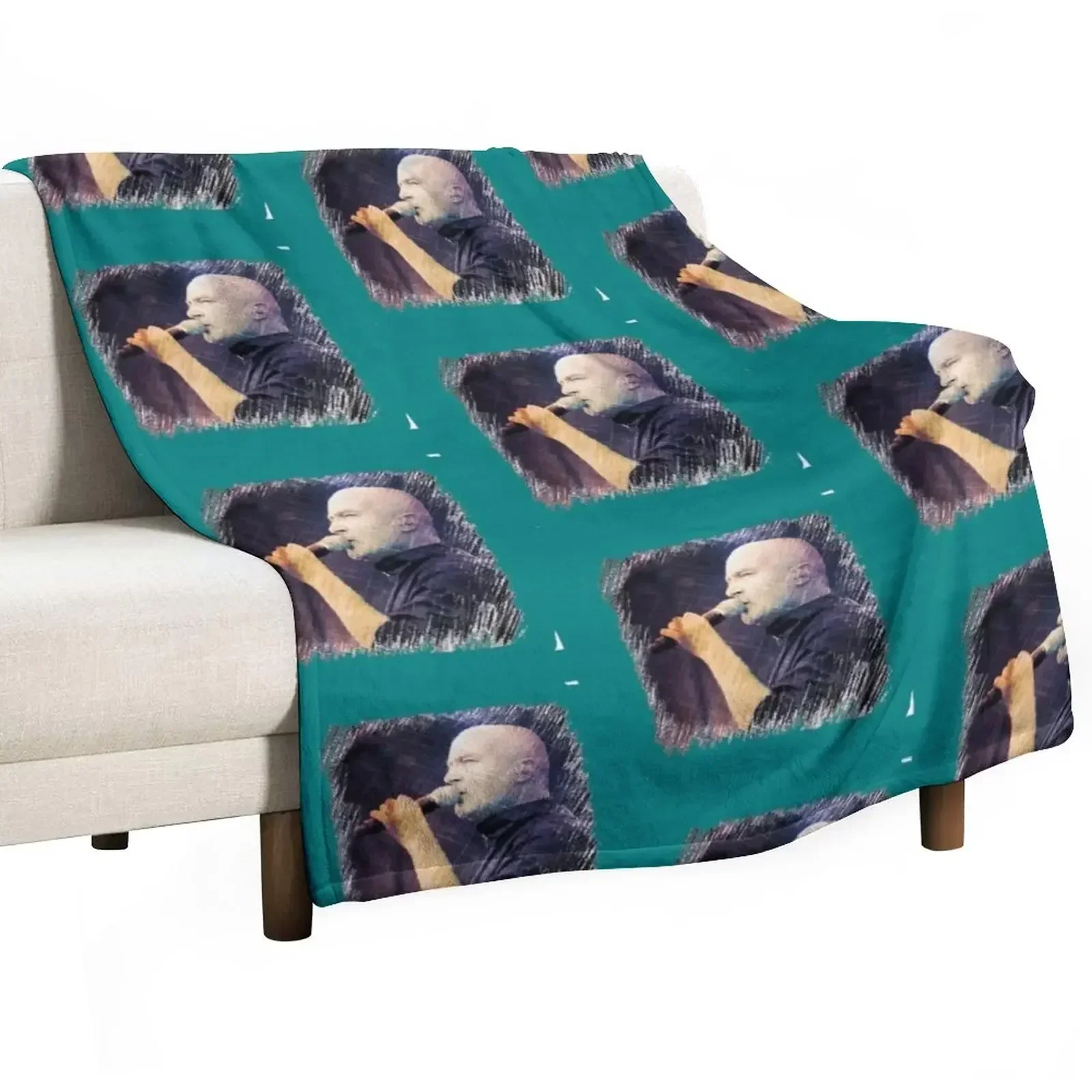 

phil collins Throw Blanket Polar Custom Hairys Thermal Blankets