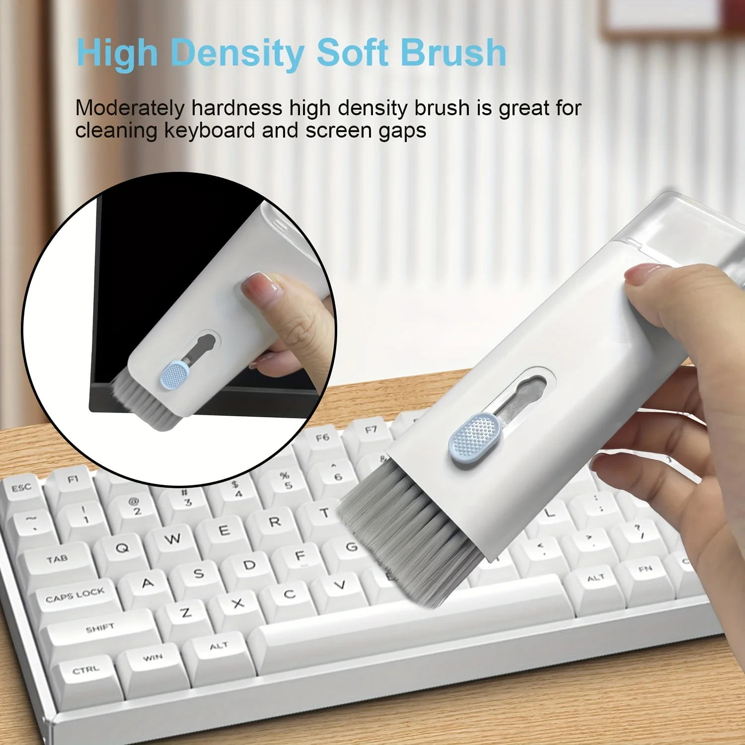 7-in-1 Electronic Cleaning Kit, Used for Monitor Keyboard Airpods MacBook iPad iPhone iPod Cleaning Kit, Screen Dustproof Brush - view 6