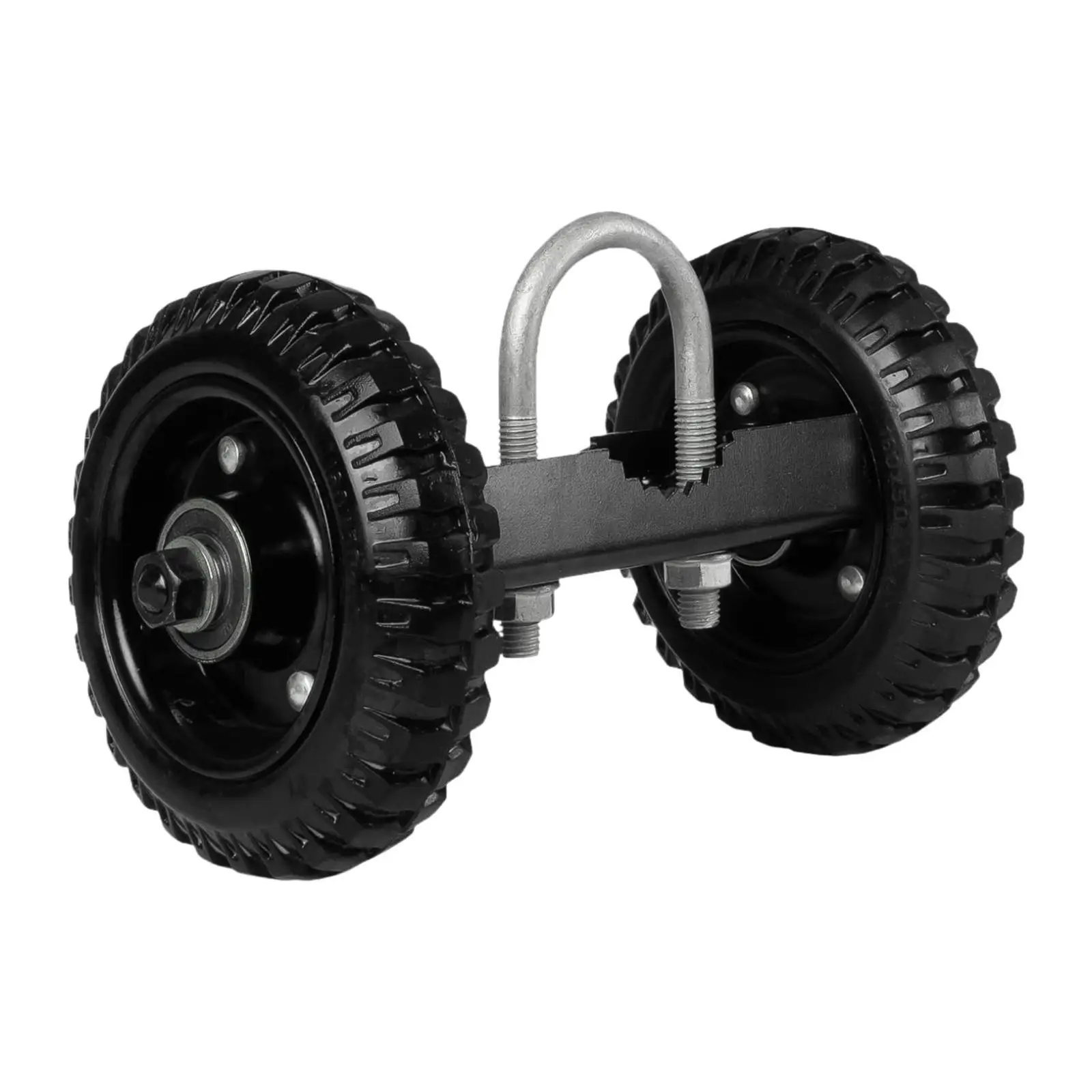 8 Inch Rolling Gate Wheel Carrier, Chain Link Fence Gate Wheel, Sturdy Solid
