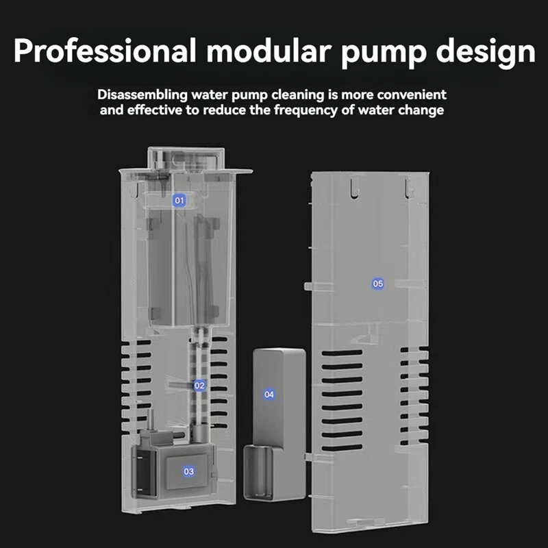 Для умного водяного насоса для аквариума, модели M100, простая установка, дренаж одним щелчком мыши, малошумное управление