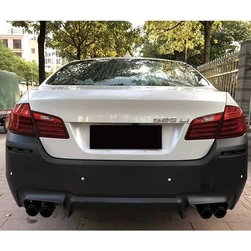 Exhaust Large Body Kit Front And Rear Bumper Fender Side Skirt For BMW 5 Series F10 F18 Modified M5