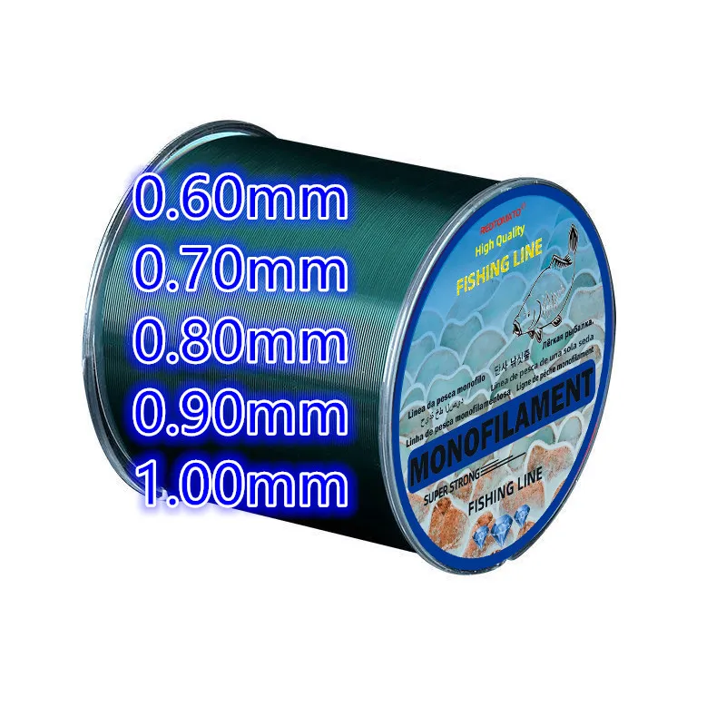Extra großes Meeresangeln Nylon 0,60/0,70/0,80/0,90/1 mm Angelschnüre Angeln Tintenfisch HaiSalzwasser Boot Angelausrüstung