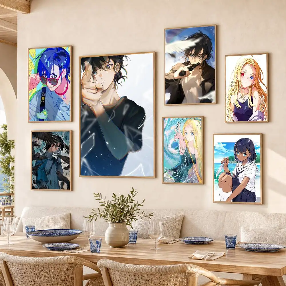 Summertime Rendering  Waterproof Self-Adhesive Wall Poster for Bedroom Living Room Home Decor